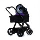 Универсальная коляска 2 в 1 ABC Design TURBO 6S purple-black, цвет пурпурный с черным